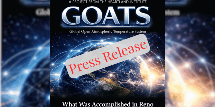 PRESS RELEASE: New Temperature Study in Reno Finds Urban Heat Island Bias at Official Weather Station