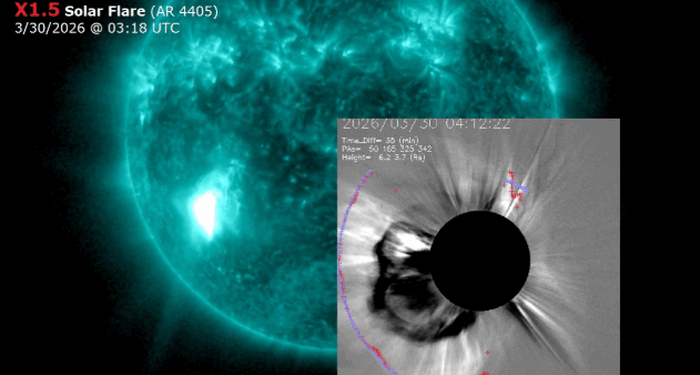 "Surprise" X1.5 Solar Flare Detected Ahead Of NASA's Rocket Launch To Moon