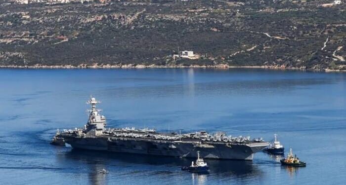 US Carrier Pulling Back From Iran Operations To Crete Port After Suffering Fire