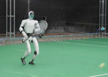 Watch: Humanoid Robot Returns Tennis Shots With 96% Accuracy In Simulation Tests