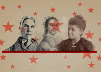 Illustration by Noah Hickey/The Dispatch (Photos via Getty Images).