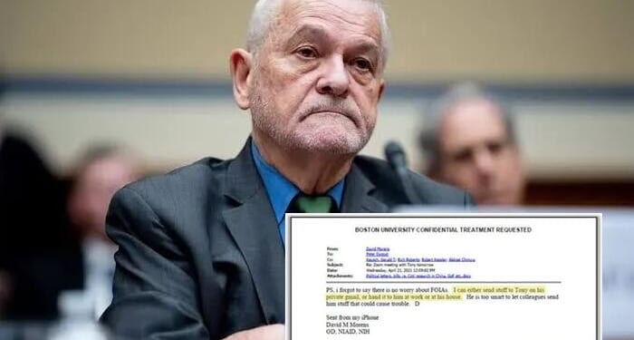 Top Fauci Advisor David Morens Charged In COVID Records Cover-Up: DOJ