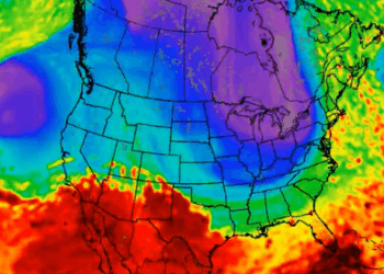 A "Bulging Lobe" Of Polar Vortex Madness Headed For U.S. East