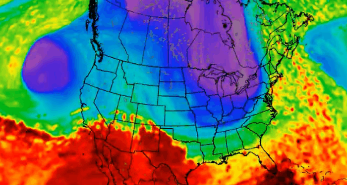 A "Bulging Lobe" Of Polar Vortex Madness Headed For U.S. East