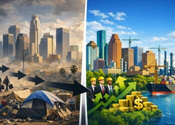 As Los Angeles Hits "Breaking Point" Population Exodus, Houston's GDP Rockets Higher