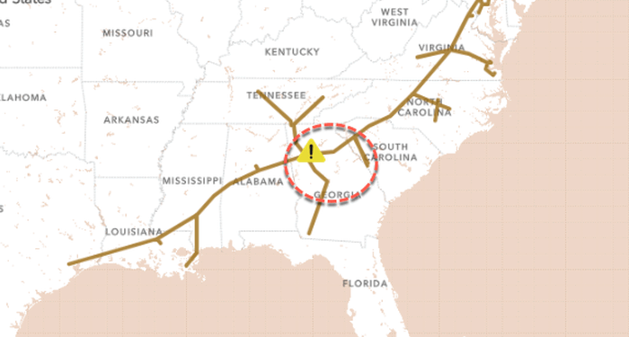 First Valero Refinery, Now Largest U.S. Gasoline Pipeline Damaged In Georgia