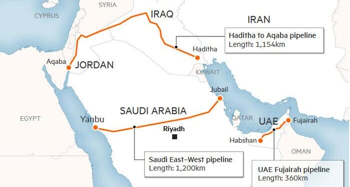 Gulf States Considering Network Of New Pipelines To Bypass Strait Of Hormuz