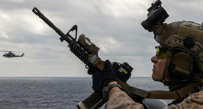 Hegseth: Hormuz Blockade Stays "As Long As It Takes" - Ships Now Fair Game For Search & Seizure