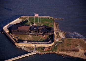 The Battle over Fort Sumter’s Climate Sign