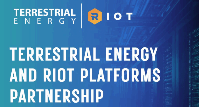 "Data Centers Require Reliable And Predictable Energy": Riot Partners With Terrestrial Energy